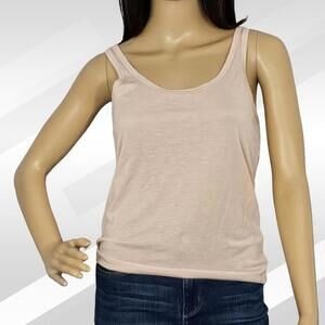 2/$30 Andie The Scoop Tank Blush Size XS | Soft Bamboo Jersey Basic Top